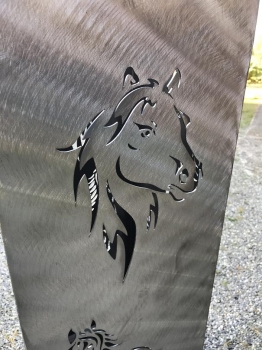 Preview: Feuersäule mit Pferde - Motiv