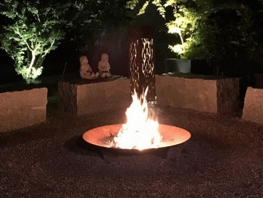 Feuerschale gewölbt d=800mm Stahl (rostend)