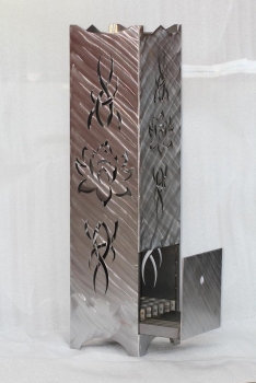 Feuersäule mit Lotusblüten - Motiv