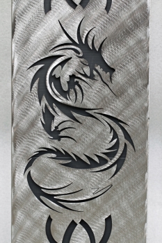 Preview: Blumensäule mit Drachenmotiv