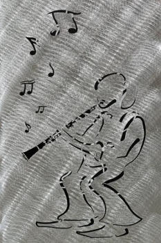 Preview: Feuersäule mit Jazz - Motiv