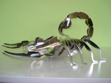 Skorpion 2mm Edelstahl elektropoliert
