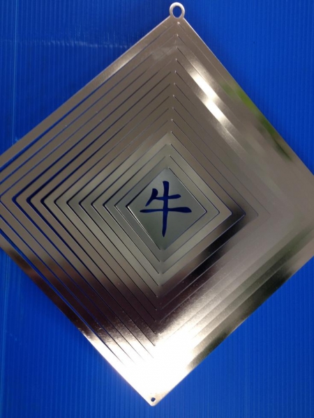 Windspiel mit Büffel