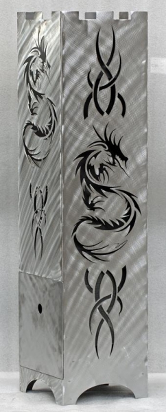 Feuersäule mit Drachen - Motiv