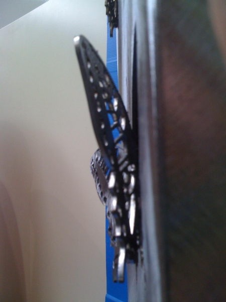 Feuersäule mit Schmetterling - Motiv