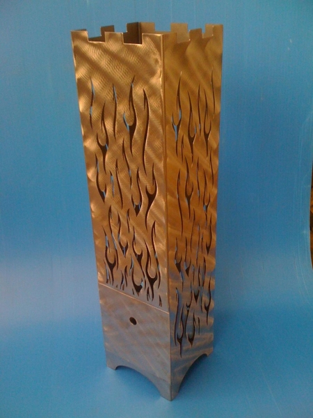 Feuersäule mit Flammen - Motiv