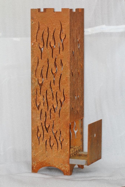 Feuersäule mit Flammen - Motiv