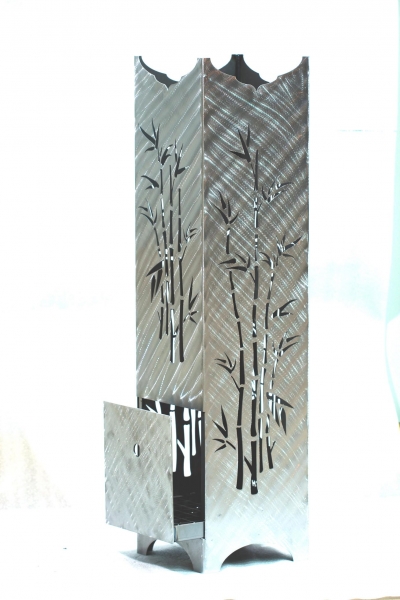 Feuersäule mit Bambus - Motiv