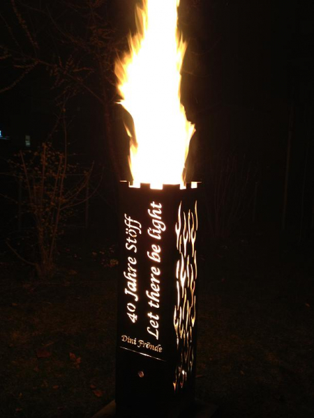 Feuersäule Motiv frei wählbar