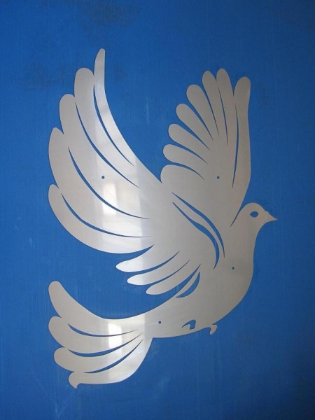 Taube Stahl 1970 x 1480 x 3mm rostend