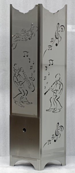 Feuersäule mit Jazz - Motiv