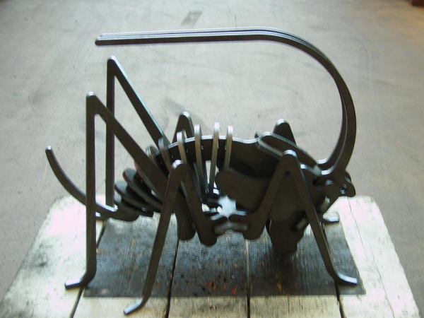 Grashüpfer 3mm Stahl unbehandelt