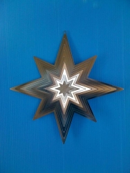 Fächerstern mittel Edelstahl elektropoliert